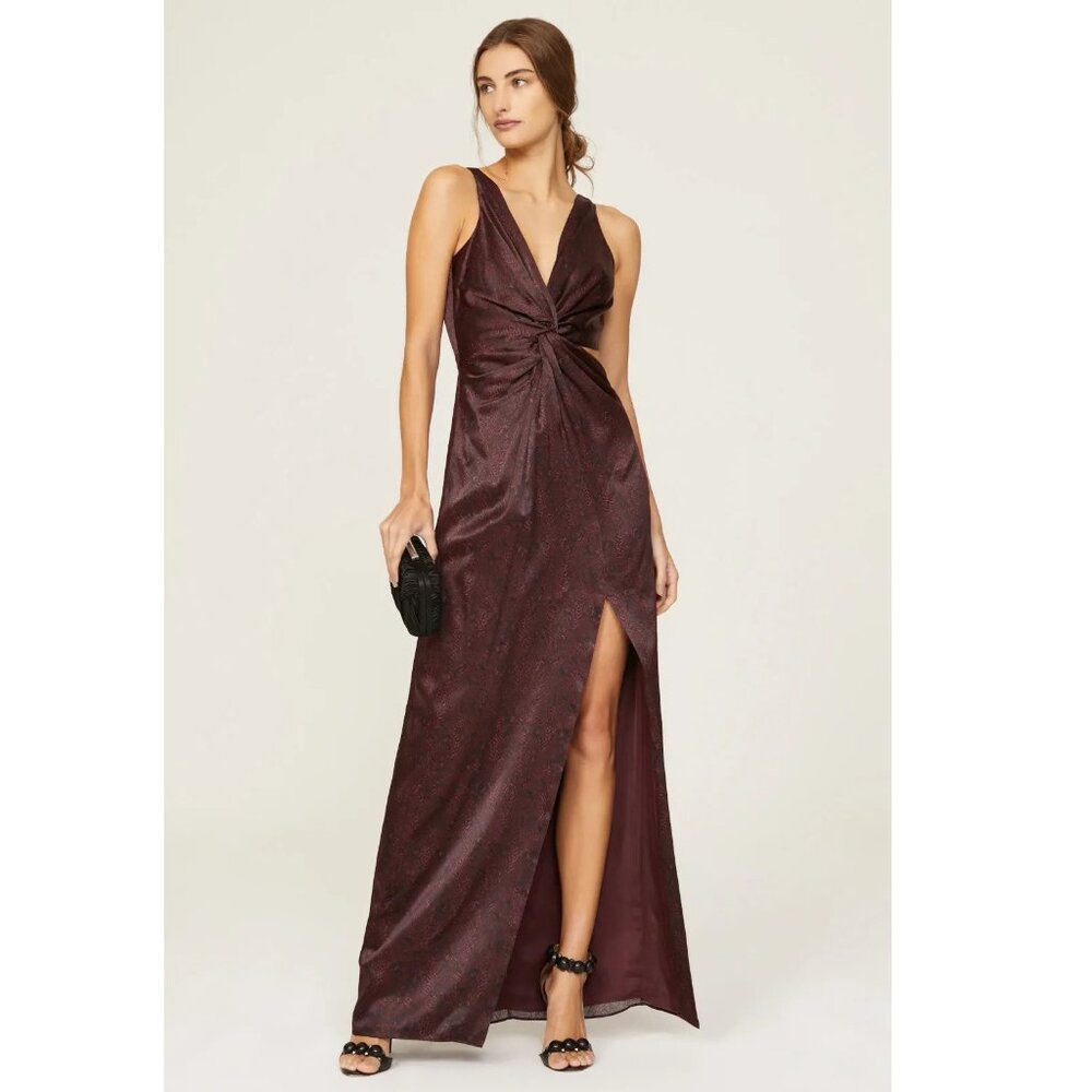 Nicholas Silvina Wrap Sleeveless Maxi Gown P1907